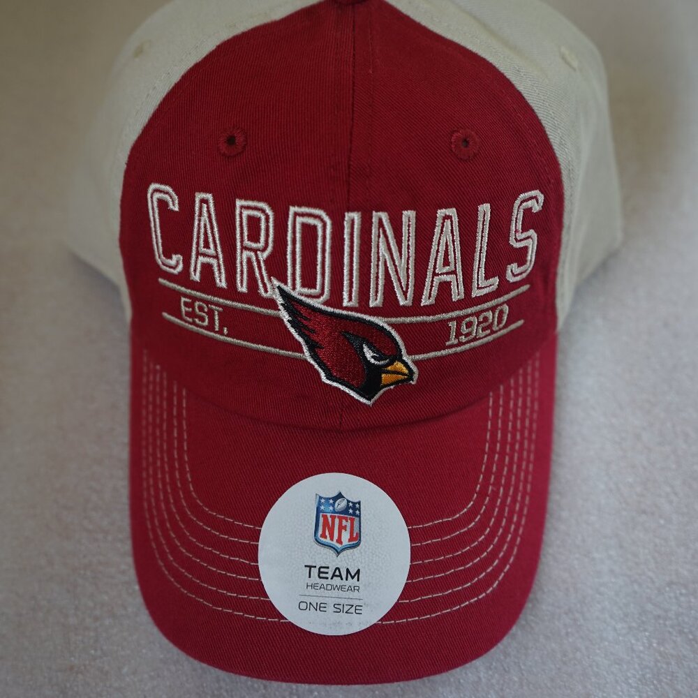 New! Vintage Rare NFL Team Apparel Cardinals One Size Fits All Cap/ Hat